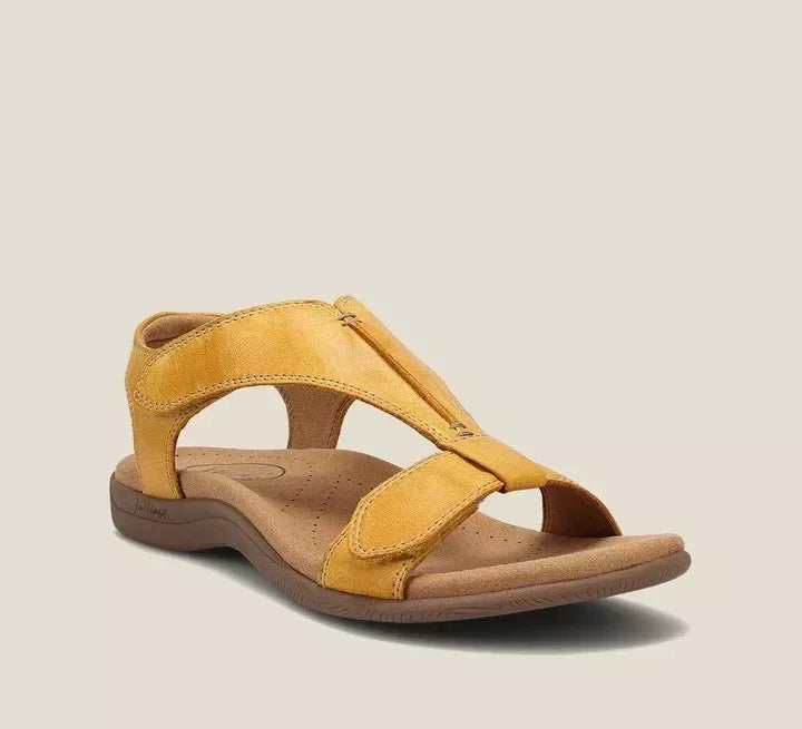 Finola Elegant Comfort Sandals in Yellow
