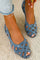 Florence Sandals in Light Blue