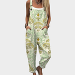Lucy Comfortable printed jumpsuit in Green
