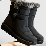 Waterproof Winter Boots Featuring Slip-Resistant Sole in Black