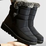 Waterproof Winter Boots Featuring Slip-Resistant Sole in Black