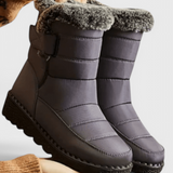 Waterproof Winter Boots Featuring Slip-Resistant Sole in Gray