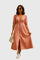 Jacqueline Elegant Denim Dress in Pink