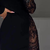 Women's Lace-Detailed Mini Dress, photo 4