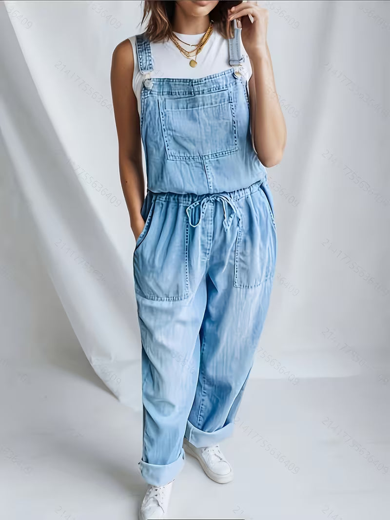 Margot Relaxed Denim Jumpsuit, photo 3