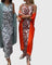 Vivian Elegant Two-Piece Set in Red