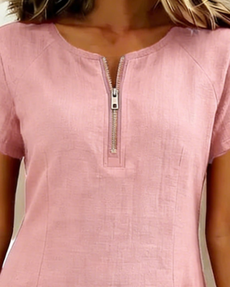 Women's Cotton Dress with Zip Pocket, photo 26