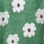 Women's Floral Cable-Knit Quarter-Zip Sweater, photo 5