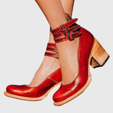Women's Elegant and Comfortable Sandals in Red