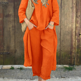 Women's Stylish and Comfortable Set in Orange