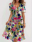 Women's Summer Dress With Belly Cover in Multi Color
