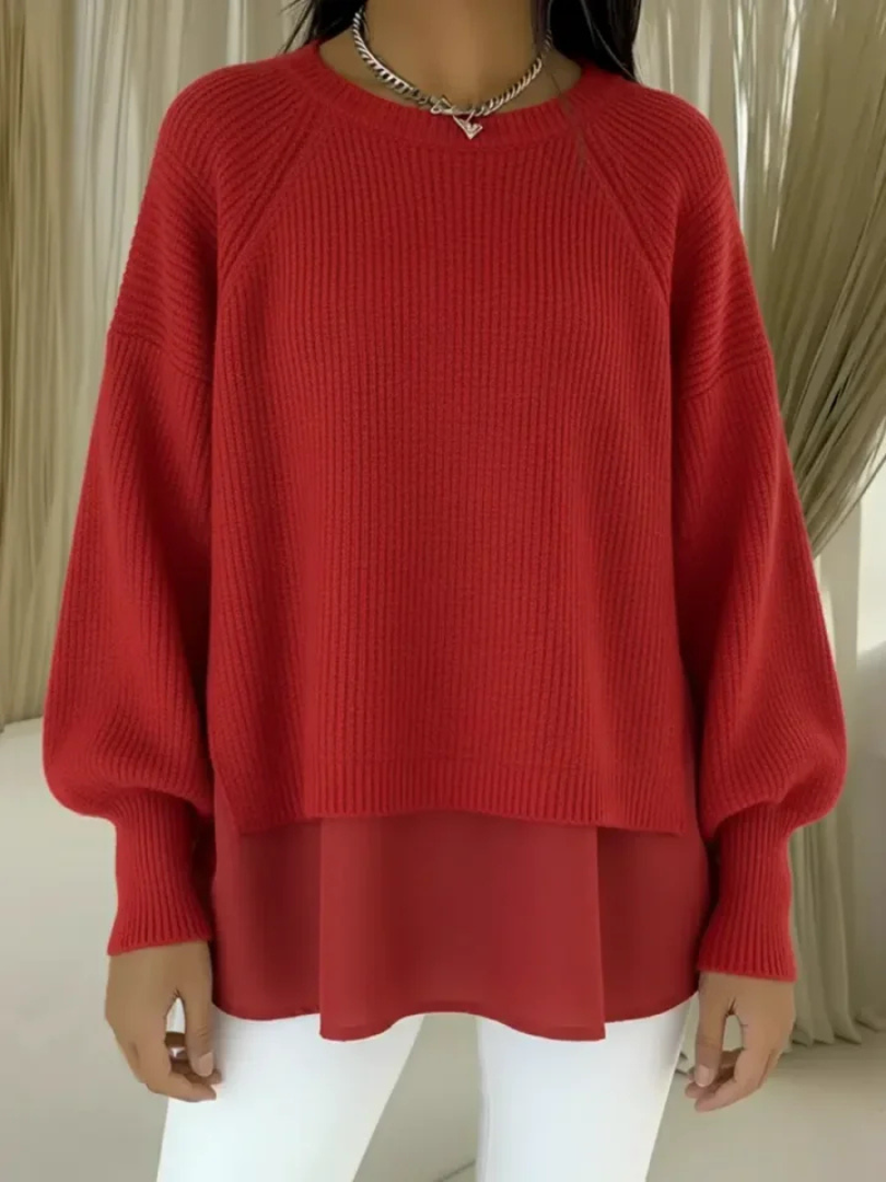 Women's Layered-Look Sweater, photo 2