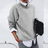 Women's Soft Warm Sweater in Gray