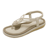 Jenna Comfort Sandals in Beige