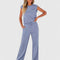 Idina Comfortable Set in Ocean Blue