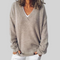 Women's Soft Knit Sweater in Khaki
