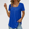 Women's Sophisticated Summer Blouse in Blue