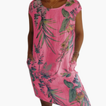 Nicole Comfortable Dress in Pink