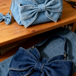 Women's Bow Denim Bag, photo 5