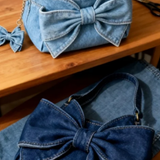Women's Bow Denim Bag, photo 5