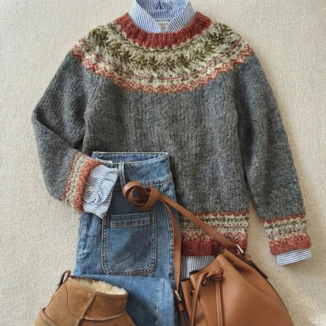 Hannah | Classic Vintage Knit Sweater