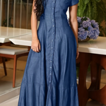 Women's Long Denim Dress, photo 4