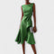 Darlene Sophisticated Midi Dress in Green