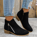 Women's Comfort Ankle Boots in Black