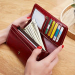 Women's Bag – Bifold Leather Wallet, photo 9