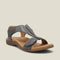 Amelia Ergonomic Comfort Sandals in Gray