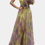 Danyzhel Elegant Maxi Dress in Yellow