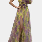 Danyzhel Elegant Maxi Dress in Yellow