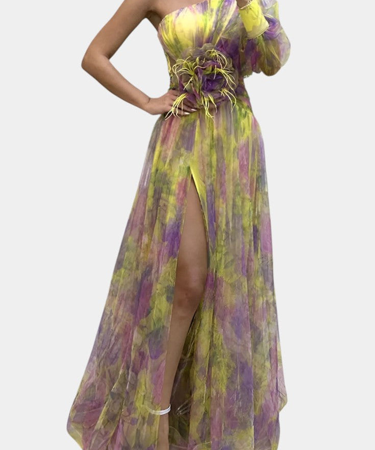 Danyzhel Elegant Maxi Dress in Yellow