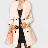 Women's Warm Winter Coat in White