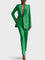 Women's Blazer and Pants Set in Green