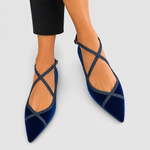 Women's Chic Navy Blue Loafers