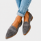 Nadia Suede Loafers in Gray