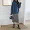Ilona Oversized Turtleneck Sweater in Blue
