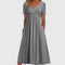Women's Flattering Dress in Gray