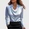 Women's Elegant Blouse – Nova in Light Blue