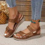 Randy Comfort Sandals in Brown