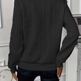 Women's Cable-Knit Zip Sweater, photo 9