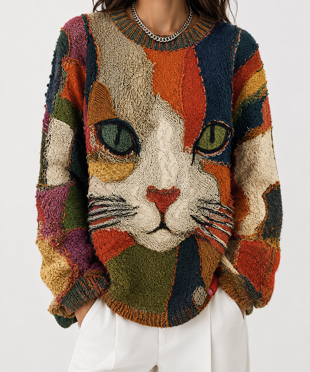 Women's Artistic Cat Top