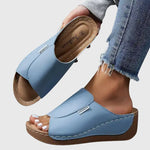 Women's Classic Comfort Walking Sandals in Sky Blue