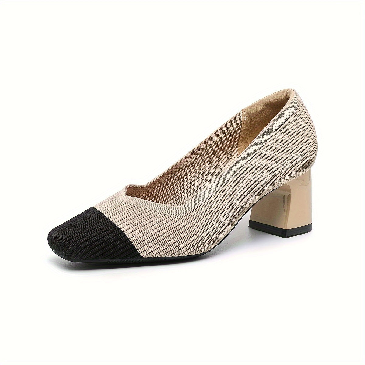 Brynn Comfort Heels in Black Apricot