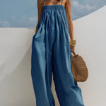Women's Wide-Leg Denim Jumpsuit, photo 3