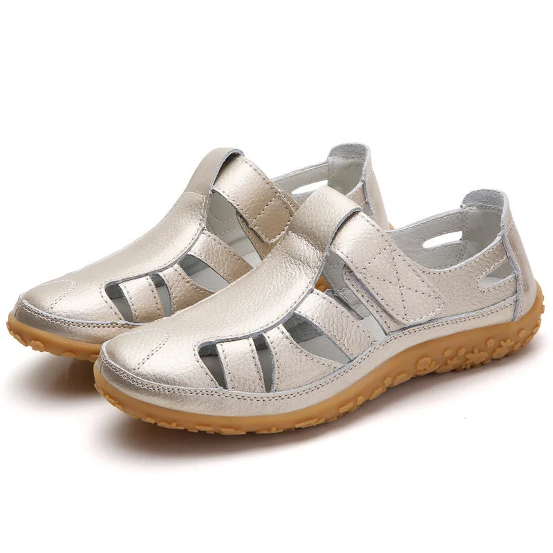 Atasia Comfort Sandals in Gold