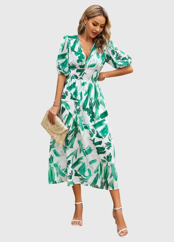 Women's Flattering Floral Midi Dress, photo 9