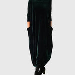Madison Elegant Dress in Green