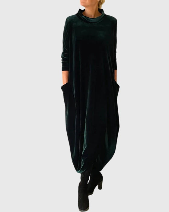 Madison Elegant Dress in Green